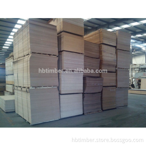 high moisture proof E1 grade double sides faced warm white melamine paper particle board